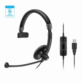 Sennheiser SC 40 USB Monaural Computer Headset with Call Control (Skype for Business Certified)