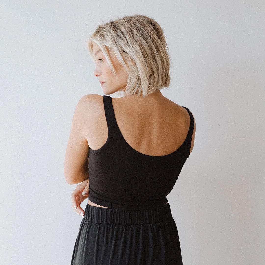 Serenity Focus Tank, Black