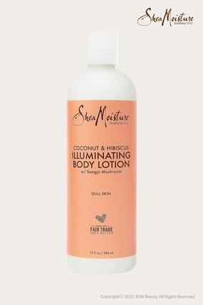 SHEA MOISTURE COCONUT & HIBISCUS ILLUMINATING BODY LOTION 13oz