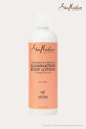 SHEA MOISTURE COCONUT & HIBISCUS ILLUMINATING BODY LOTION 13oz