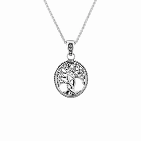Silver Tree of Life Pendant Small