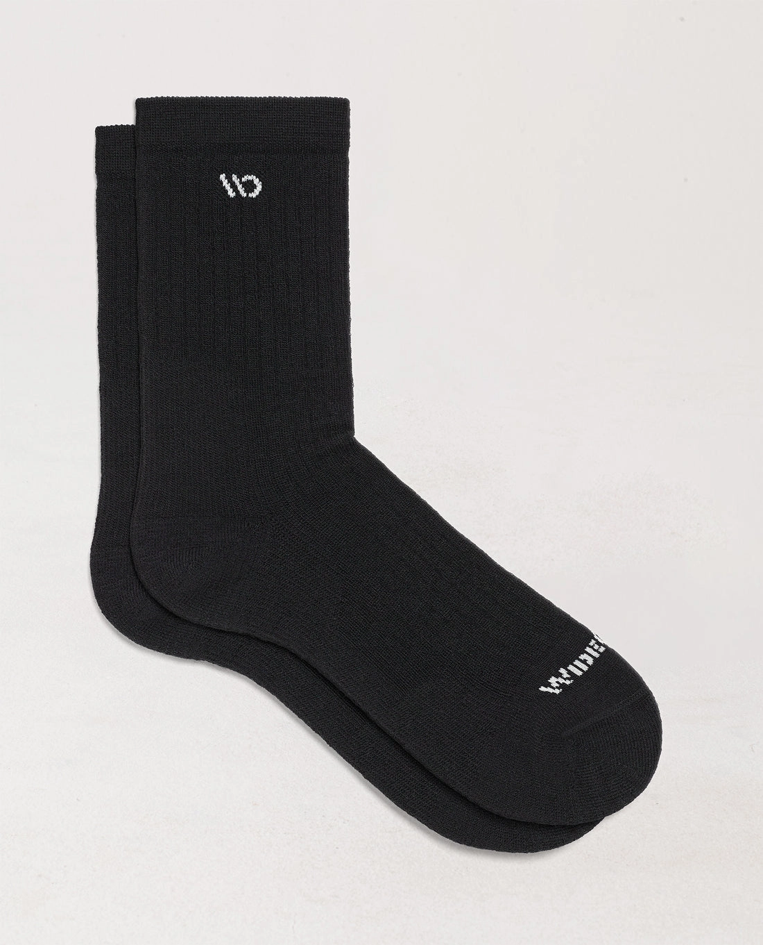 Solid Cushioned Micro Crew Socks