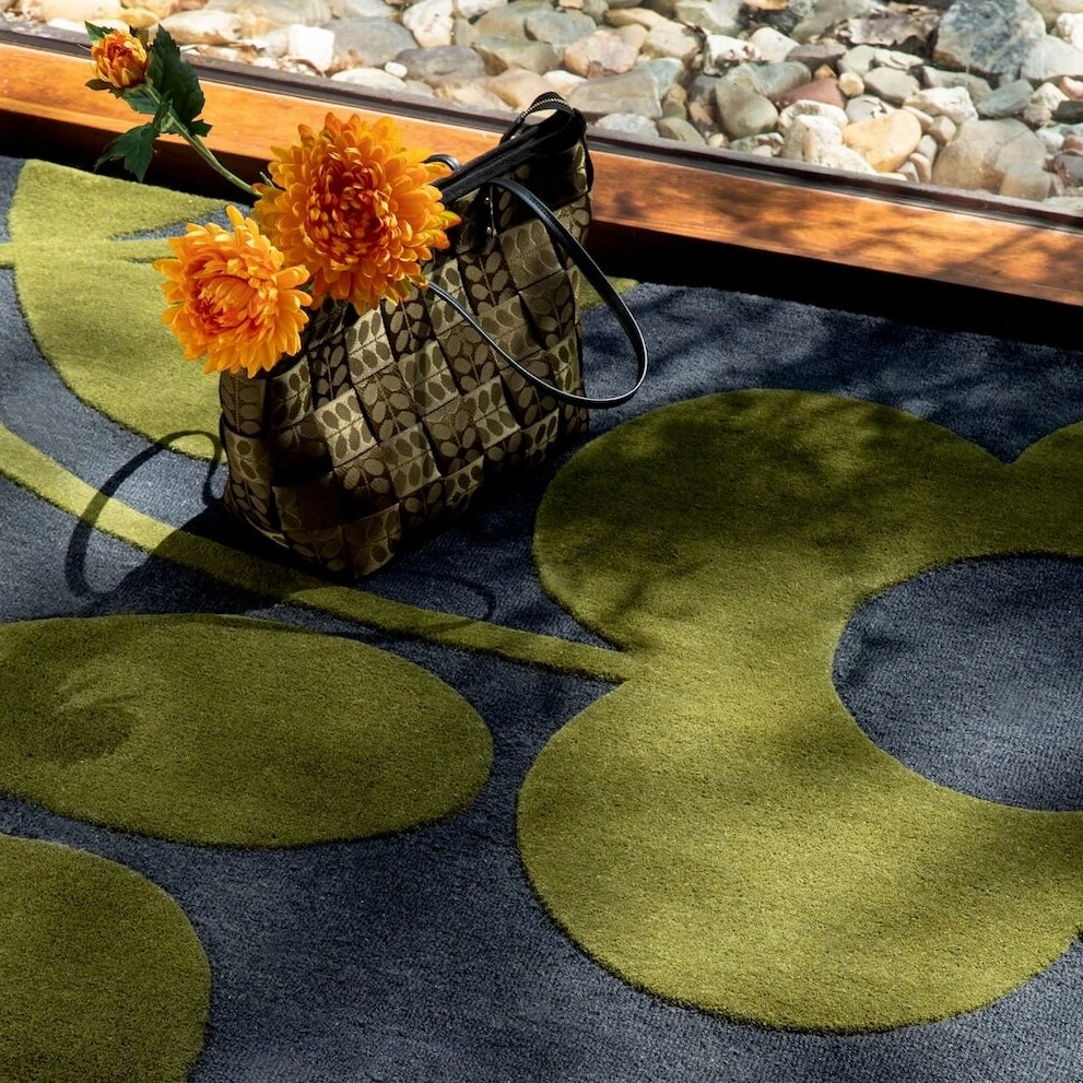 Sprig Stem Rug - Marine
