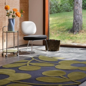Sprig Stem Rug - Marine