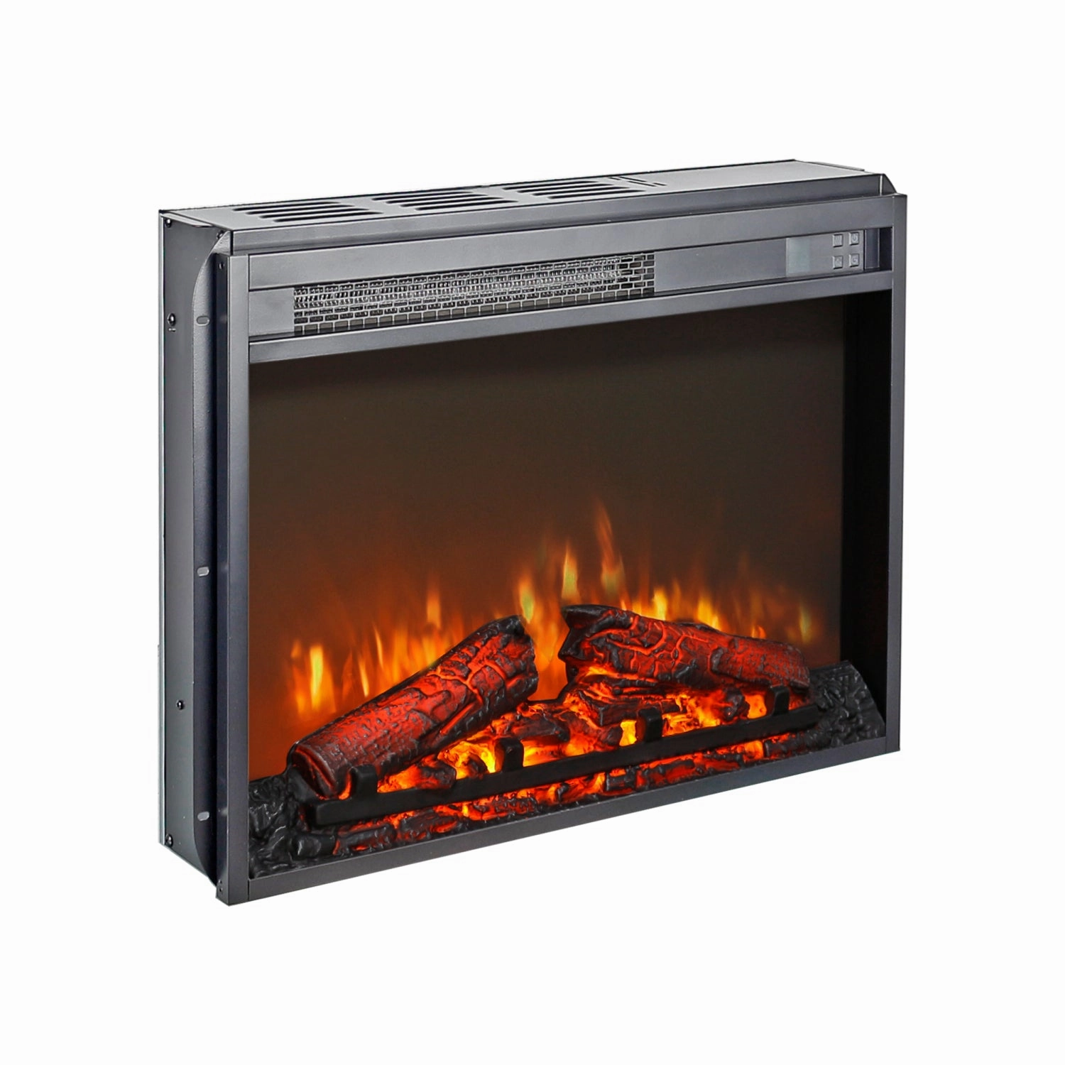 Streamdale 58" Fireplace TV Stand - 70" TV, Storage & Glass Doors
