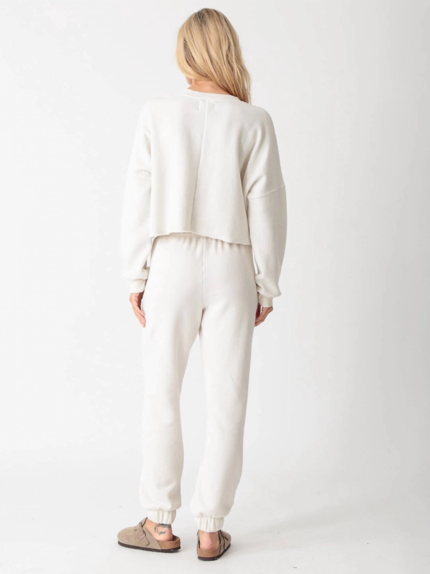 Tai Sherpa Sweatshirt In Ivory