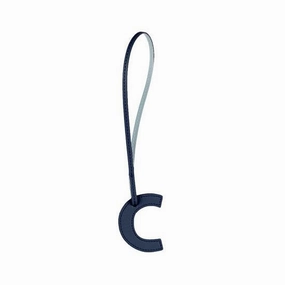 TB Charm Letter - C Dark Blue&Light Blue