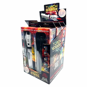 Torch Saber Torch Lighter with Red Flame - 6 Pieces Per Retail Ready Display 25028