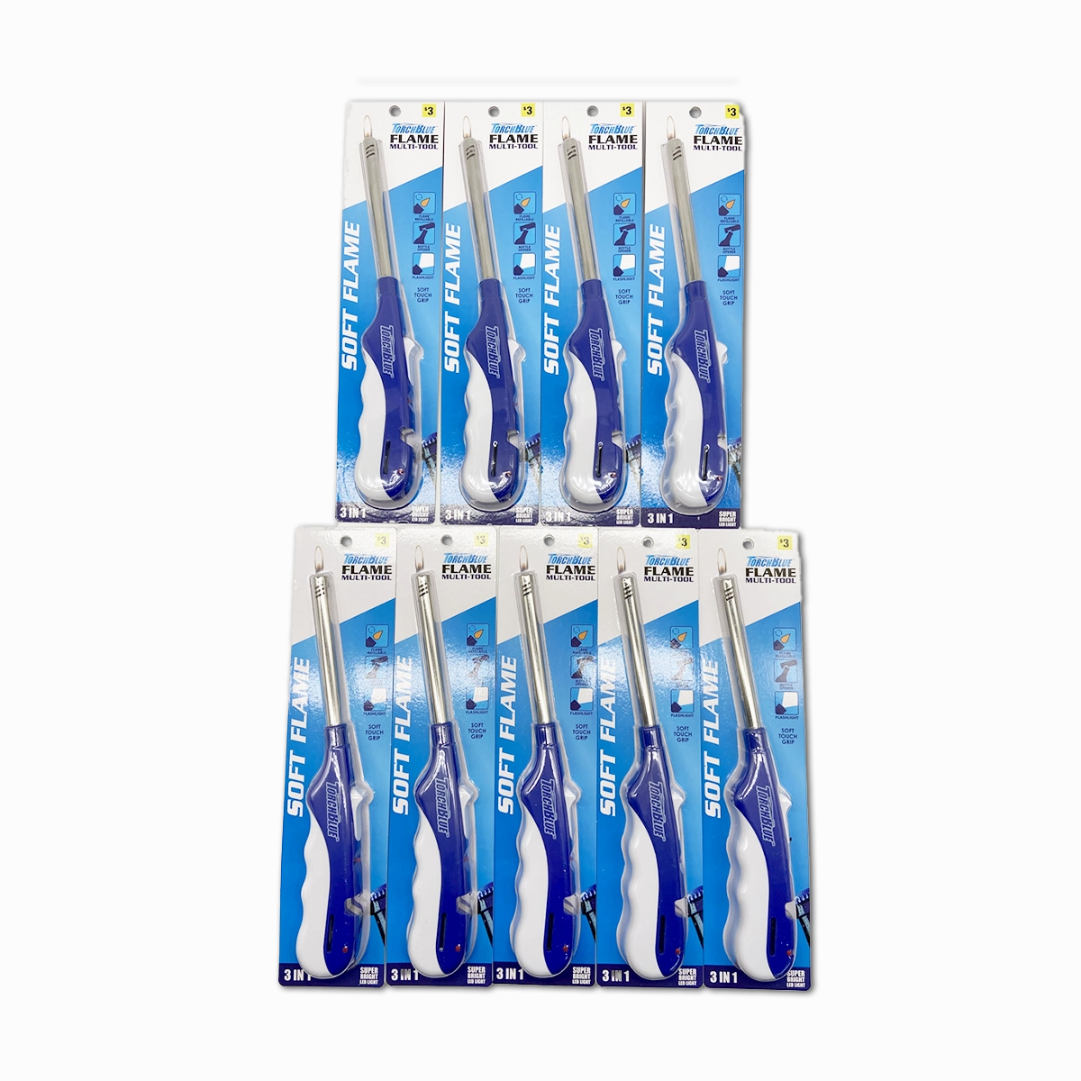 Utility Soft Flame Multi-Tool Lighter - 9 Pieces Per Retail Ready Display 41749