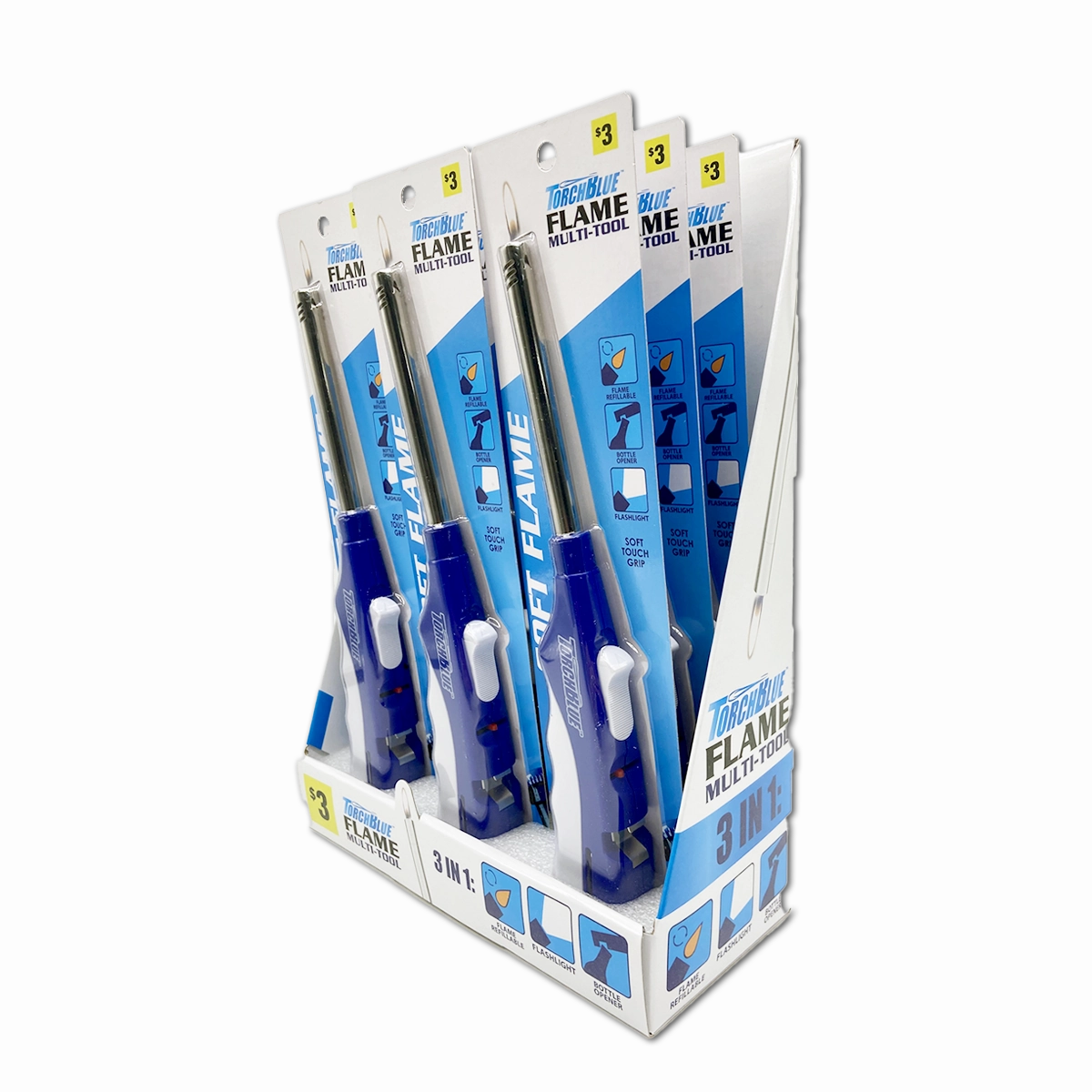 Utility Soft Flame Multi-Tool Lighter - 9 Pieces Per Retail Ready Display 41749
