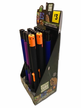 Utility Tube Lighter - 12 Pieces Per Retail Ready Display 40861