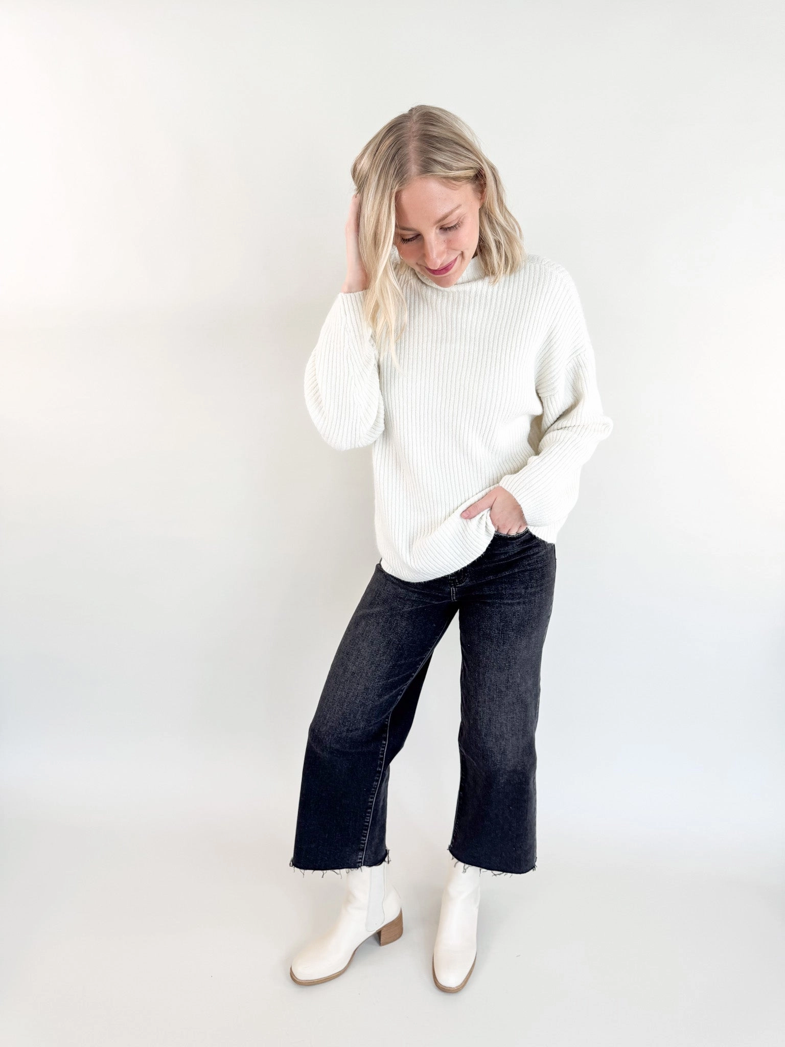 Willa Whisper White Sweater