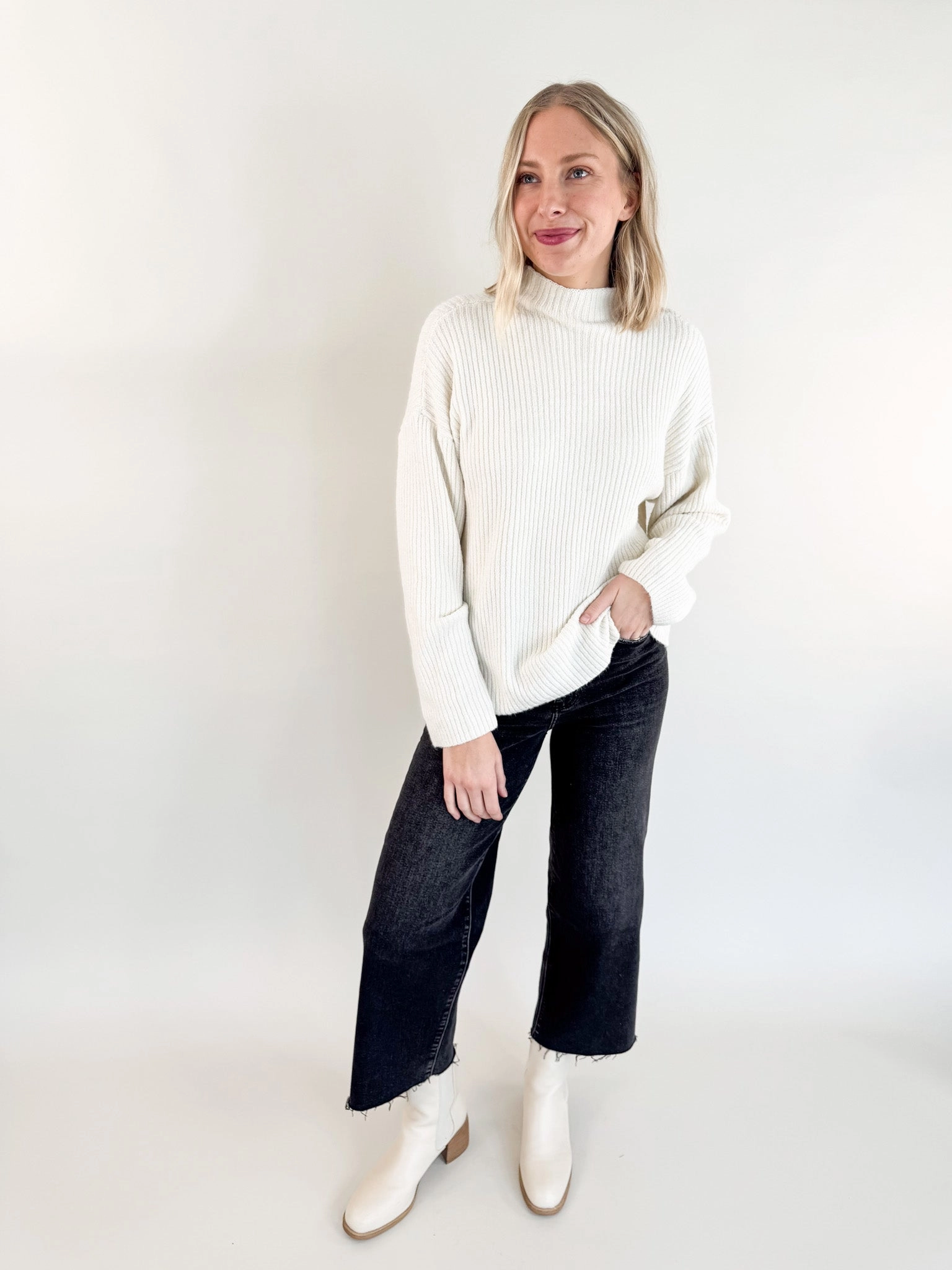 Willa Whisper White Sweater