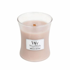 Woodwick Medium Candle Jar - Vanilla Sea Salt