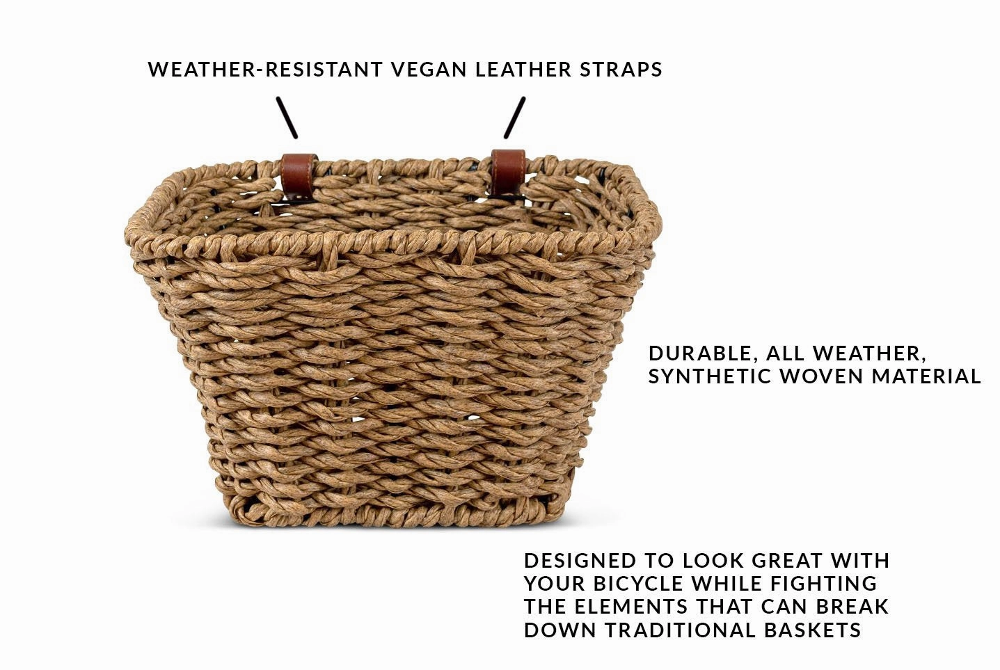Woven Front Basket