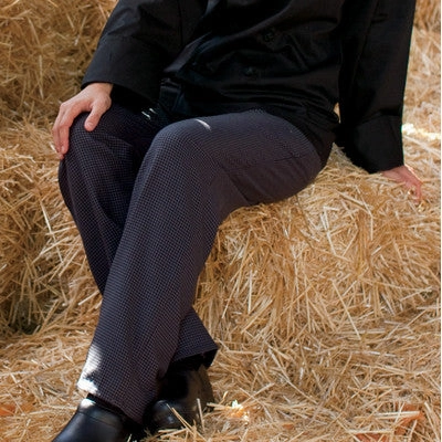 Yarn-Dyed Baggy Chef Pant