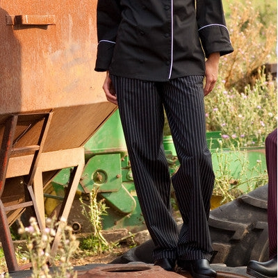 Yarn-Dyed Baggy Chef Pant