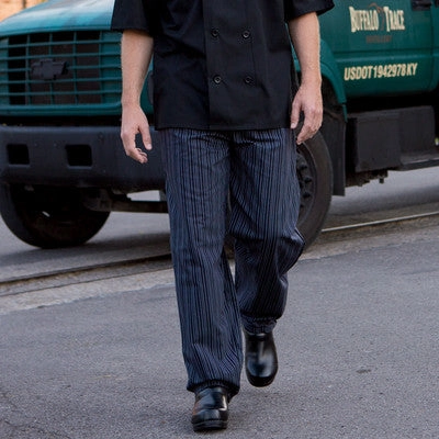 Yarn-Dyed Baggy Chef Pant